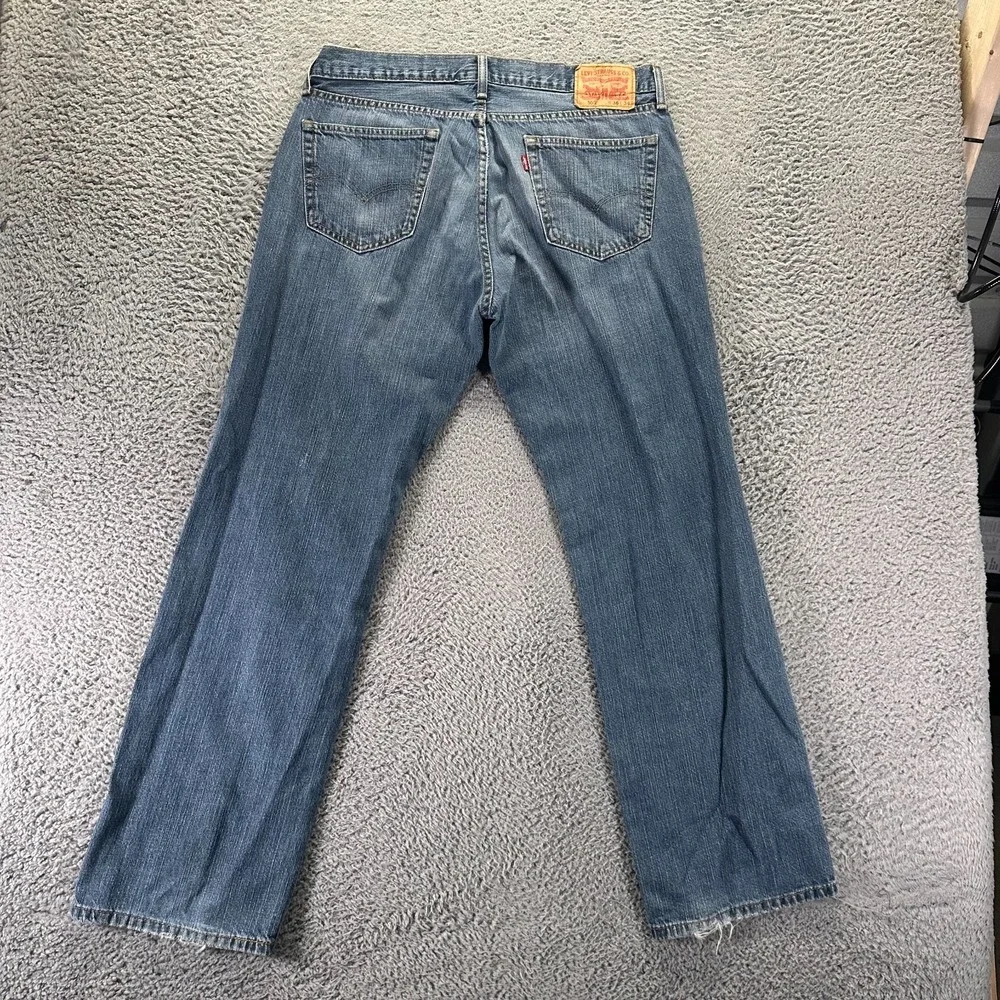 Levi's 559 Jeans Men's 36x32 Blue Cotton Denim Straight Faded Travel Workwear